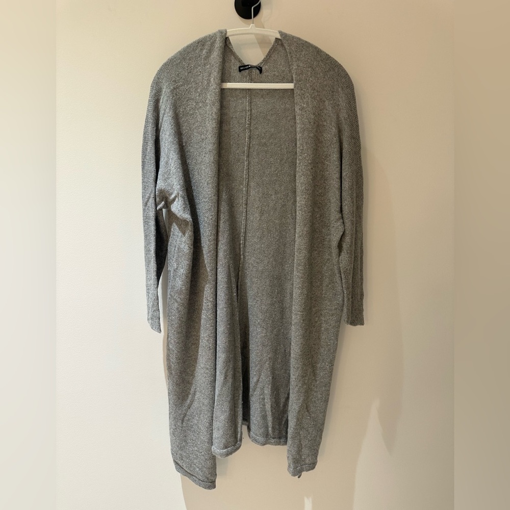 Brandy Melville Long Gray Cardigan - Picture 4 of 11